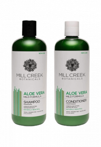 Shampoo with aloe vera and argan oil from Mill Creek