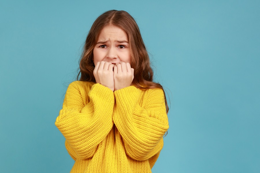 children nail biting